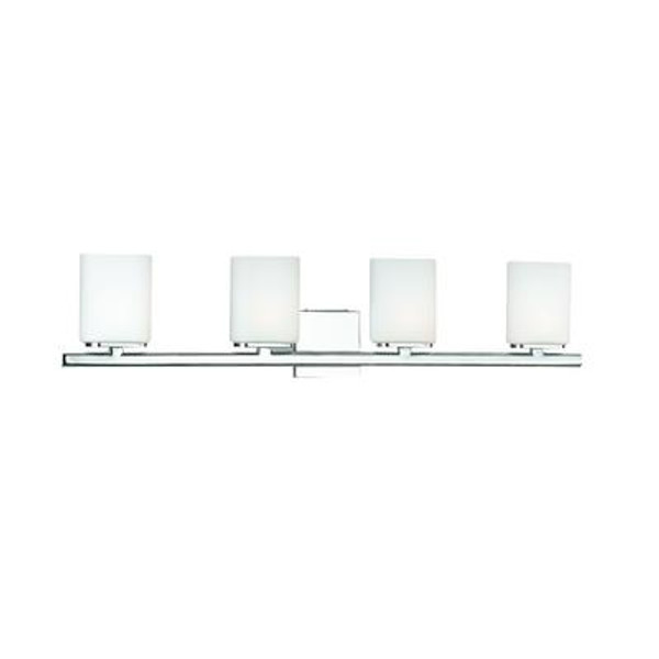 Dolante Collection 4-Light Chrome Wall Bath Bar