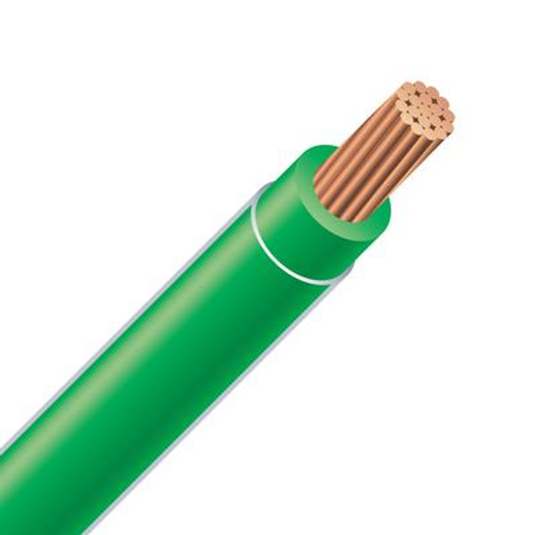 Electrical Cable - Copper Electrical Wire Gauge 8/19. T90 8/19 GREEN - 300M