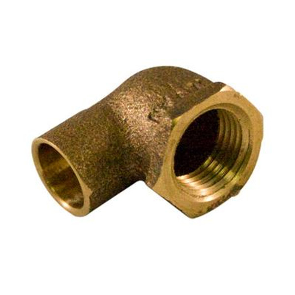 Fitting Cast Brass 90 Degree Elbow 3/4 Inch Copper To Female