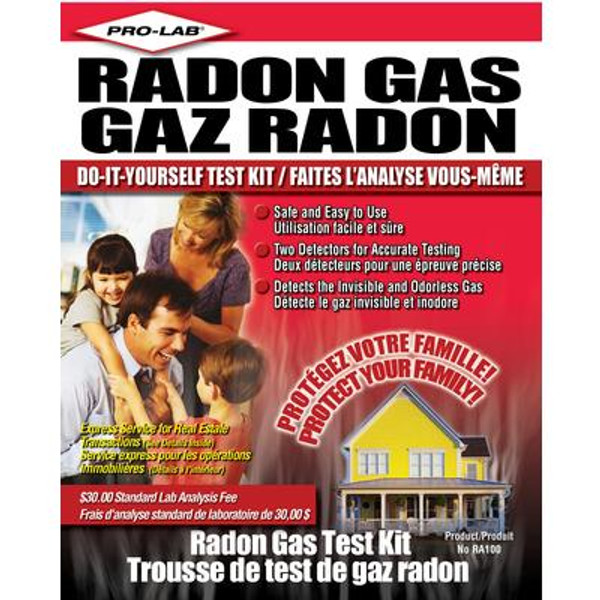 Do It Yourself Radon Gas Test Kit (S)