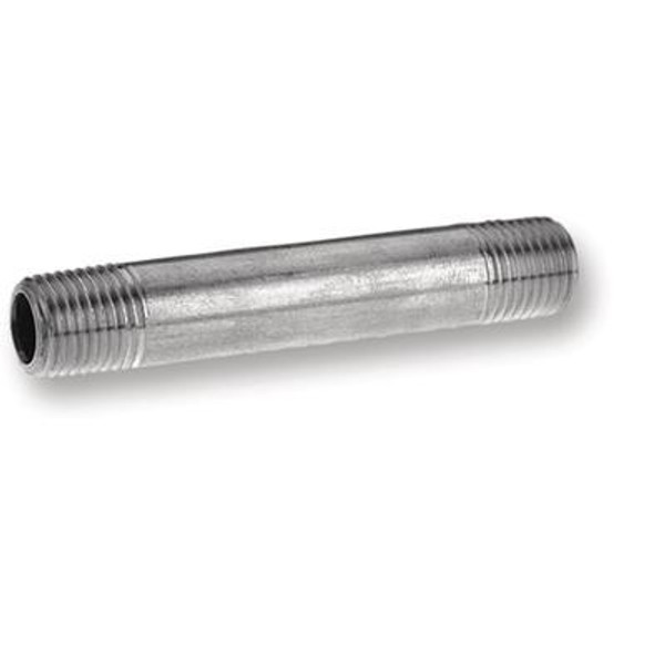 Galvanized Steel Pipe Nipple 1-1/4 Inch x 2 Inch