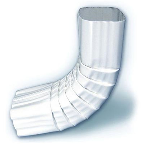 Aluminum Gutter 2 Inch X 3 Inch A-Elbow &#150; White