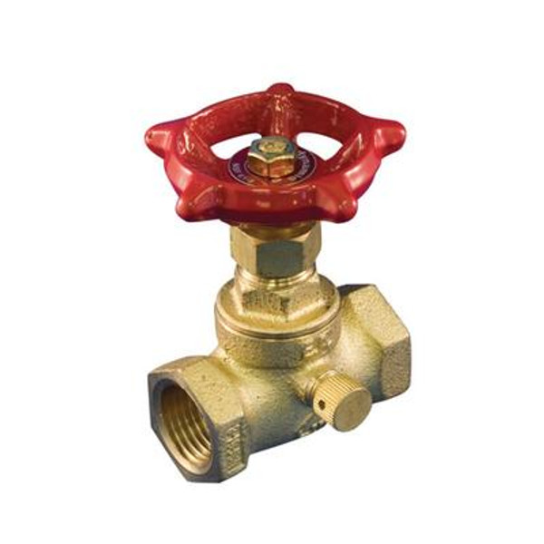 Stop & Waste Valve 3/4 Inch Brass Threaded