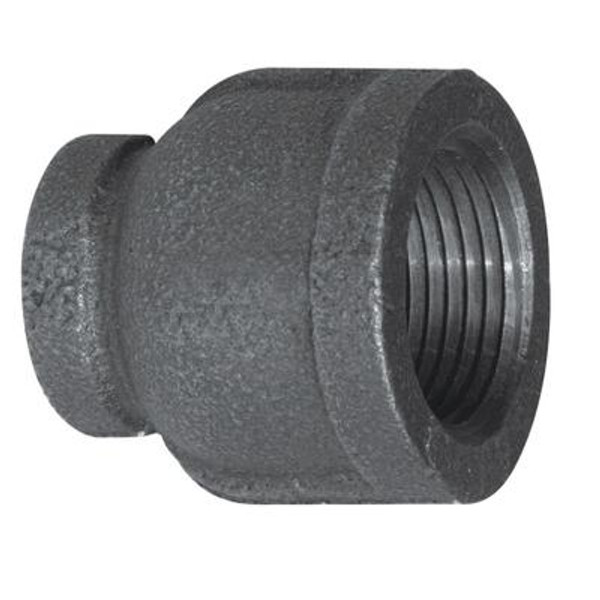 Fitting Black Iron Reducer Coupling 1/2 Inch x 3/8 Inch