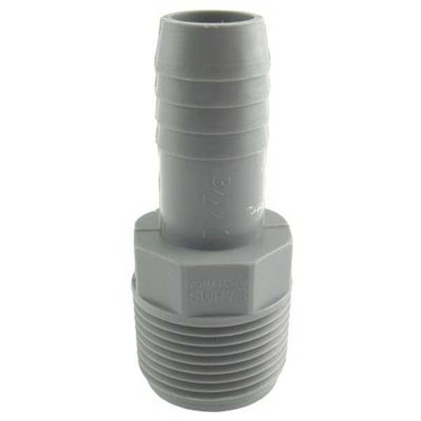 Poly Reducing Male Adapter - 1 Inch Mpt X 3/4 Inch Reducing Insert