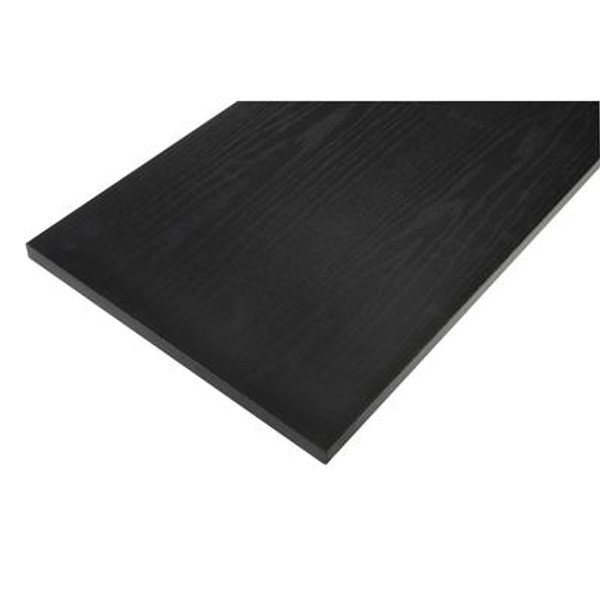 10 Inch X 36 Inch Black Essentials Shelf