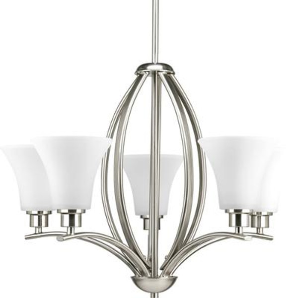 Joy Collection Brushed Nickel 5-light Chandelier