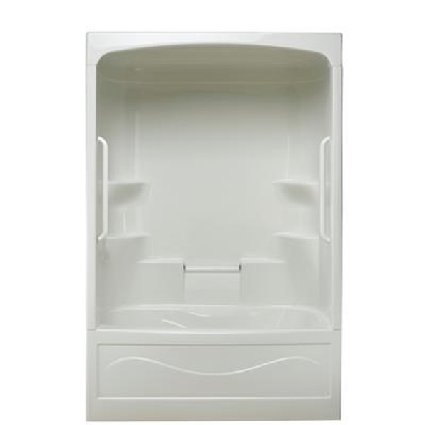 Liberty 1-piece Combination Tub and Shower Free Living Series - Light-Left Hand