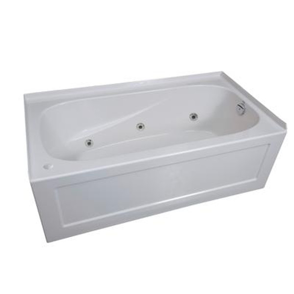 Tucson 2 Skirted Whirlpool Acrylic Tub- Right Hand