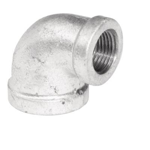 Fitting Galvanized Iron 90 Degree Reducing Elbow 3/4 Inch x 1/2 Inch