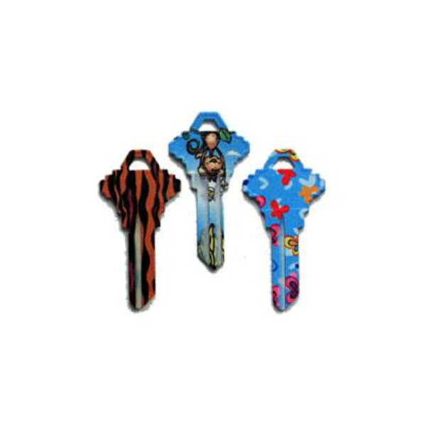 WR3 Krazy Patterned House Key