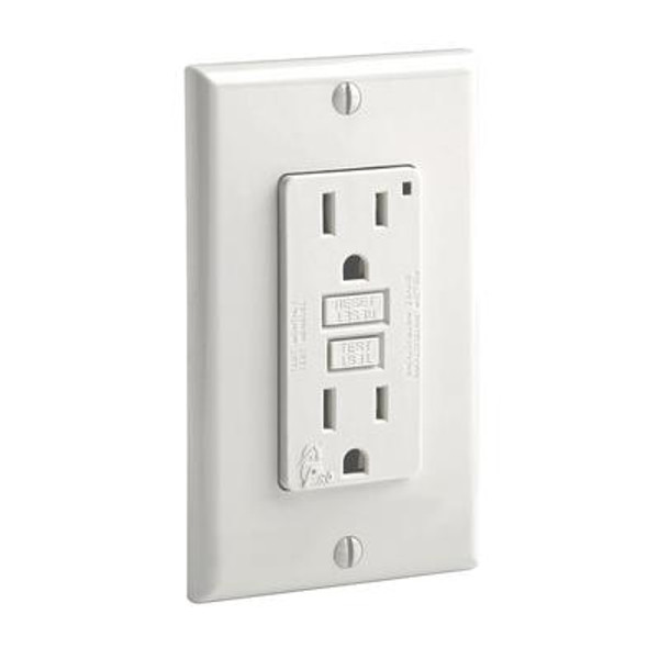 Lighted GFCI Receptacle - 2 Pack