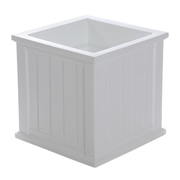 Cape Cod Planter 20 x 20 - White