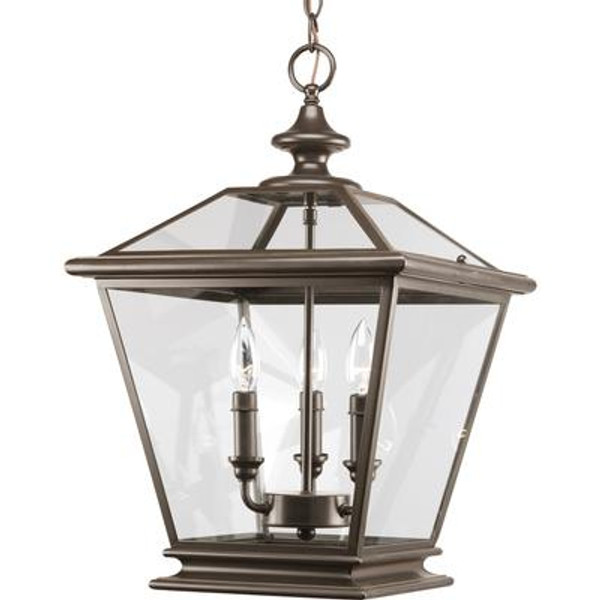 Crestwood Collection Antique Bronze 3-light Foyer Pendant