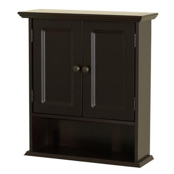 Collette 21.50 Inch  W Wall Cabinet In Espresso