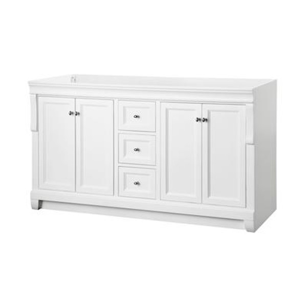 Naples White 60 Inch  Vanity