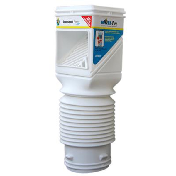 Flex-Grate Downspout Filter (White)