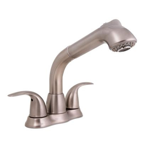 Pullout Laundry Faucet Stainless Steel