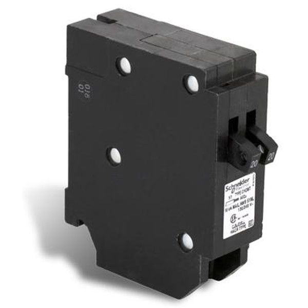 Single Pole 20-20 Amp Homeline Tandem Plug-On Circuit Breaker