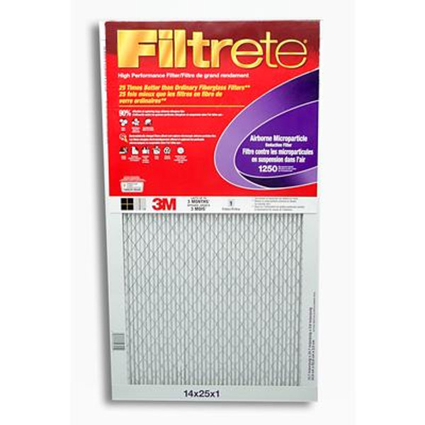 3M Filtrete 14x25 Airborne Microparticle Reduction Filter