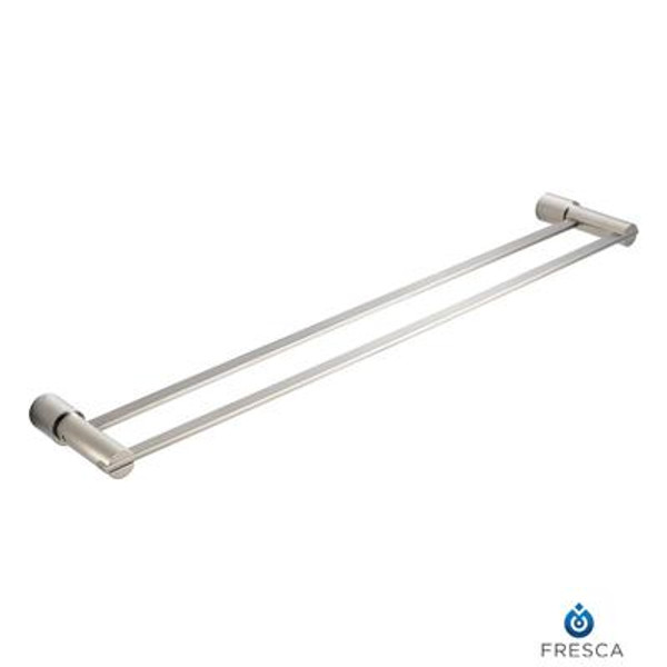 Magnifico 26 Inch Double Towel Bar - Brushed Nickel