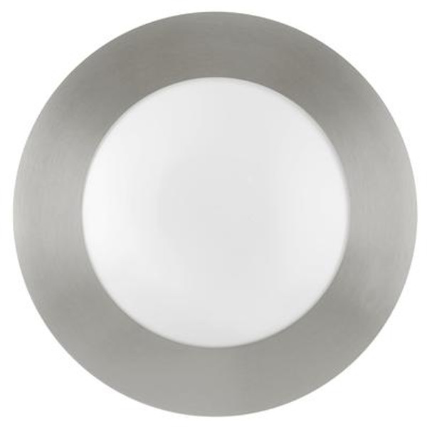 Palmera Ceiling Light Matte Nickel Finish with Opal Frosted Glass