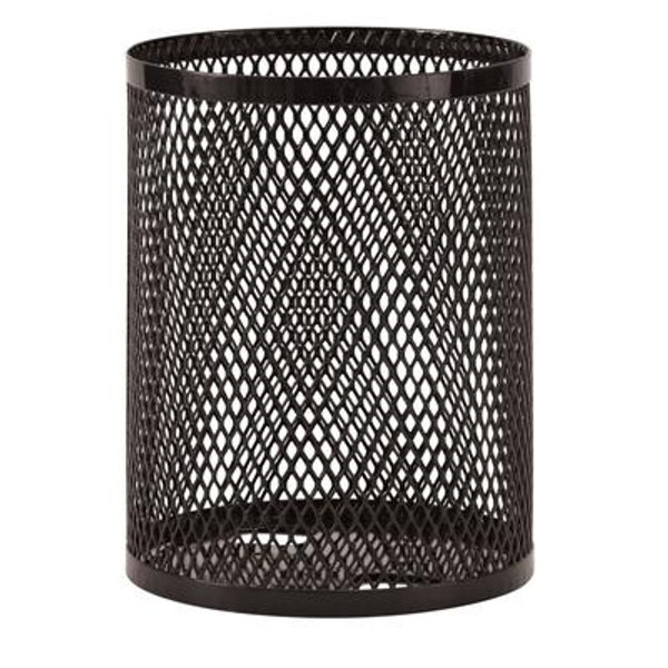 32 Gallon Commercial Trash Receptacle- Black