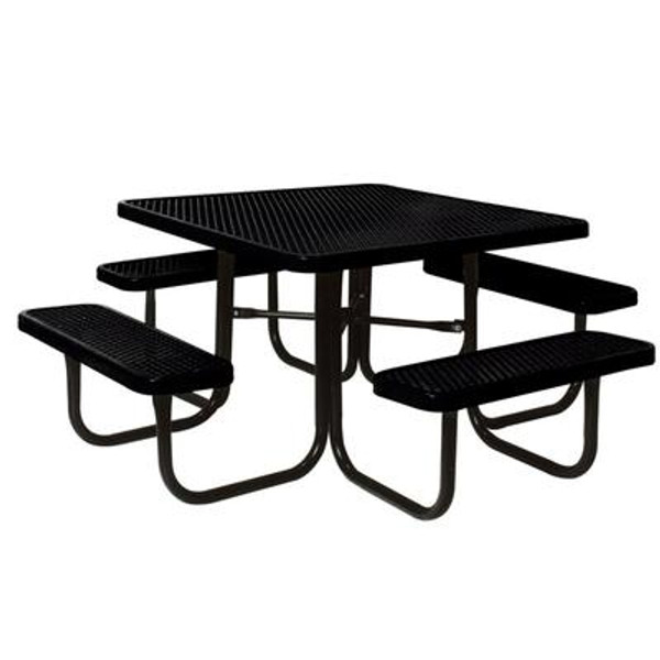 46 inch Commercial Square Table- Black