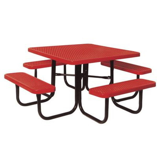 46 inch Commercial Square Table- Red