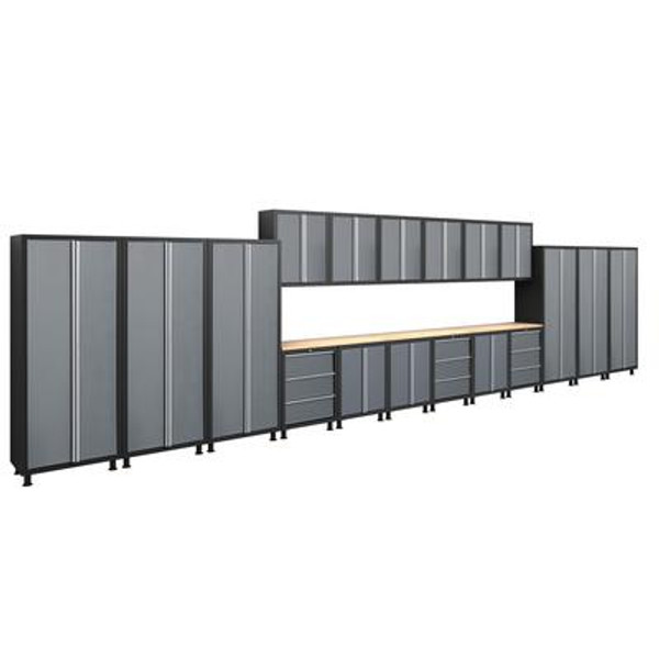 Bold Series 21 Piece Welded Cabinet Set Gray