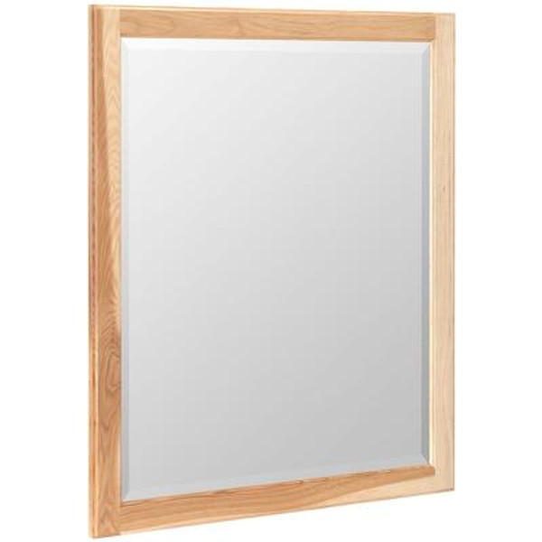 Hampton Hickory Wall Mirror - 29.25 Inch x 35 Inch