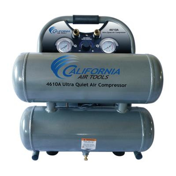 Air Compressor Ultra Quiet Oil-Free Aluminum Twin Tank