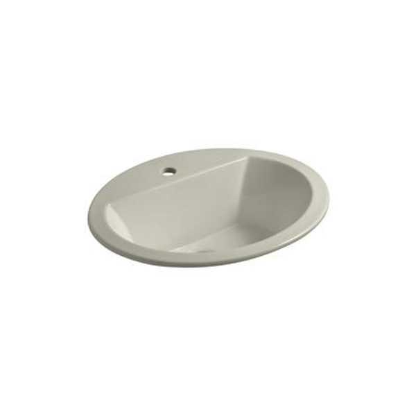 Bryant(TM) Oval Self-Rimming Lavatory With Single-Hole Faucet Drilling