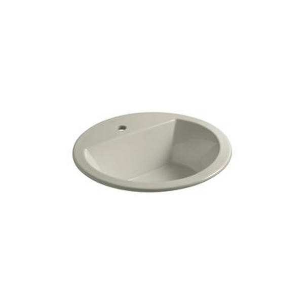 Bryant (TM) Round Self-Rimming Lavatory With Single-Hole Faucet Drilling