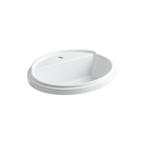 Tresham(TM) Oval Self-Rimming Lavatory With Single-Hole Faucet Drilling