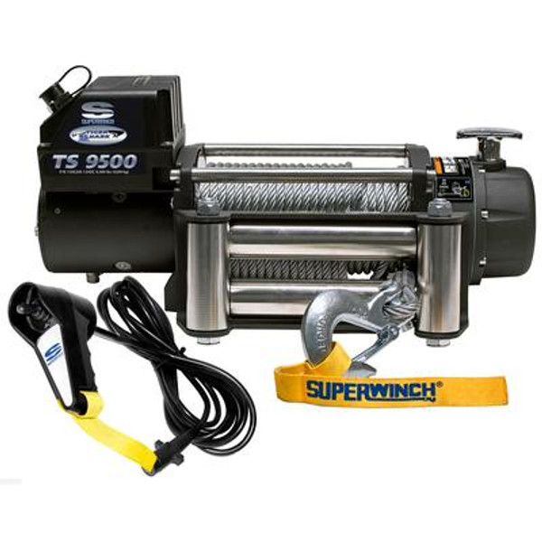 Tiger Shark 9500 Vehicle Recovery Off-Road Winch - 9500 Lbs/12V