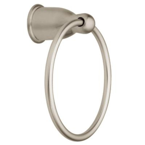 Satin Nickel Mason Towel Ring