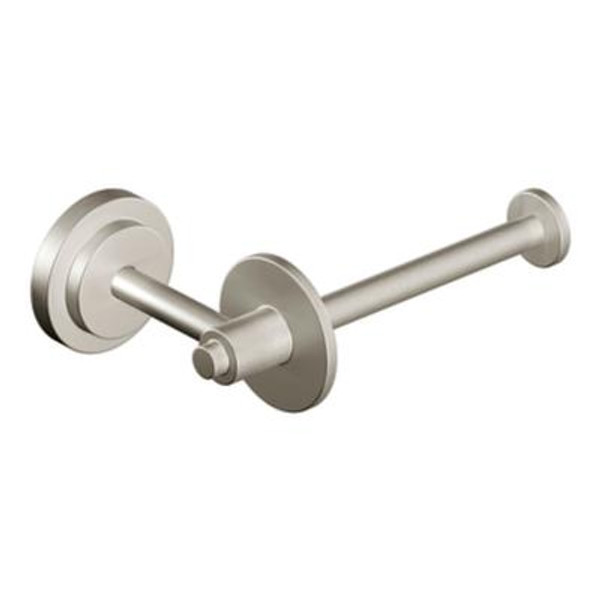 Brushed Nickel Iso Single Post Paper Holder