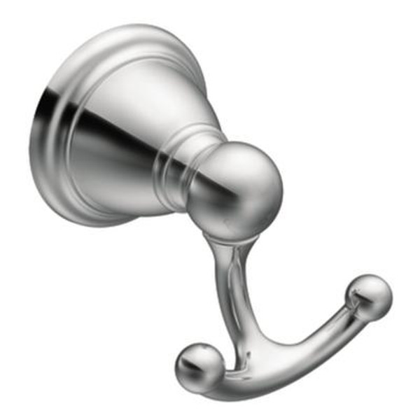 Chrome Brantford Double Robe Hook