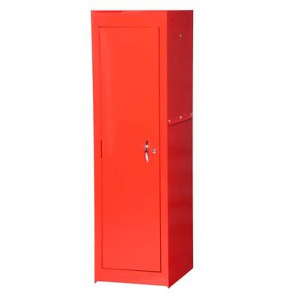 15 Inch Red Two Shelf Full Length Side Locker