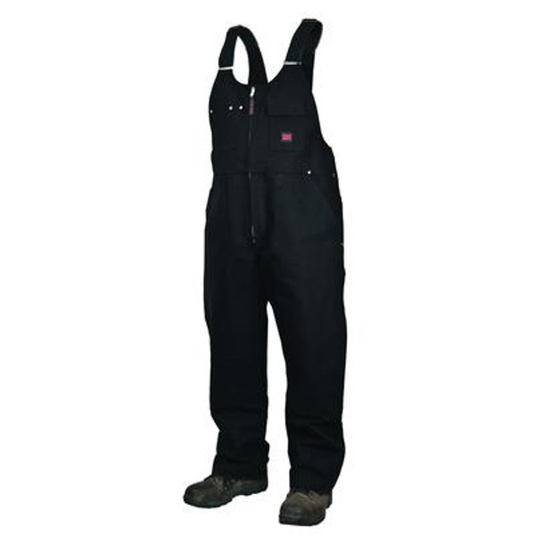 Unlined Bib Overall Black Small