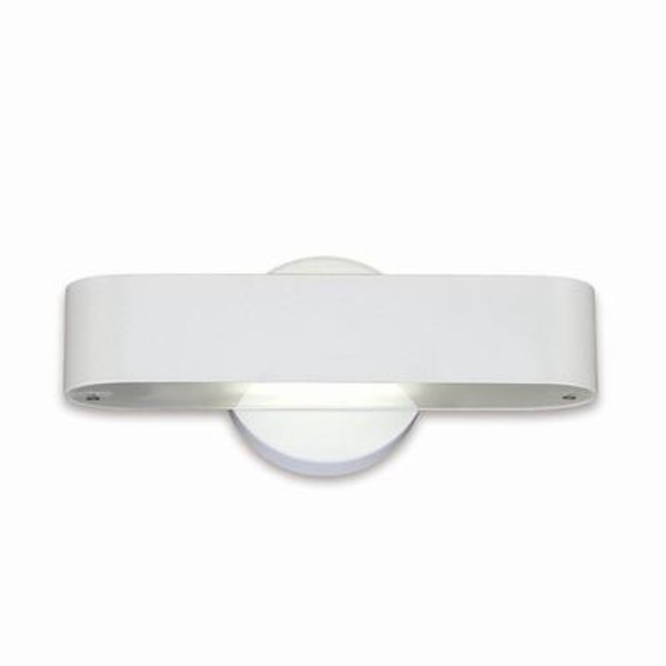 Dash Collection 1-light White Wall Sconce