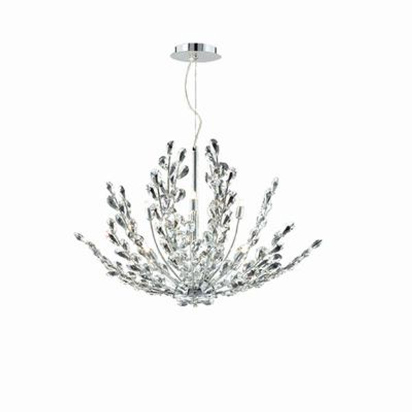 Filigree Collection 8 Light Chrome Pendant