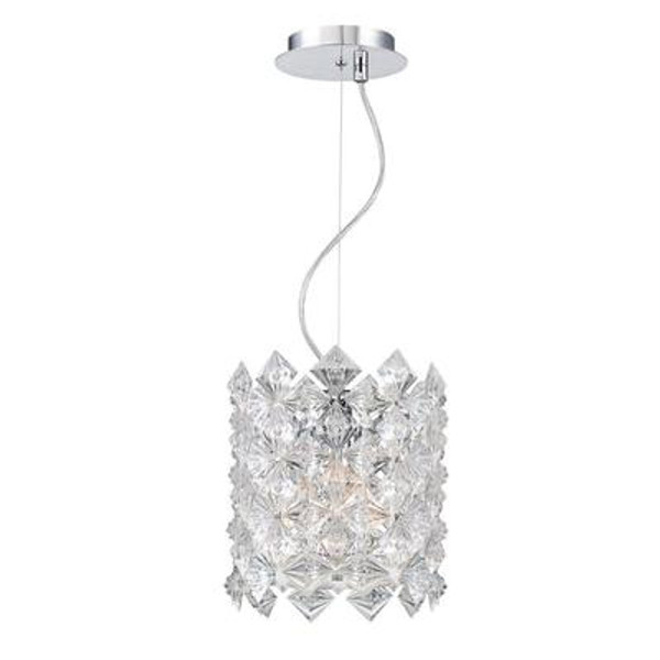 Cristallo Collection 3 Light Chrome Pendant