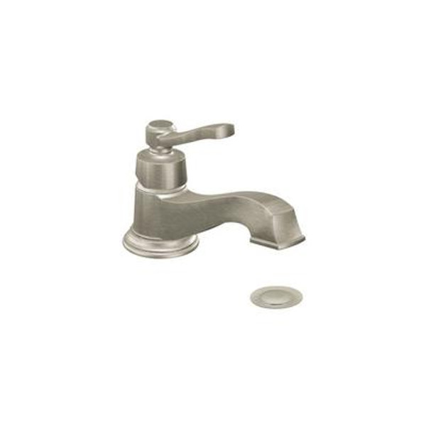 Rothbury 1-Handle Low Arc Lavatory Faucet in Brushed Nickel