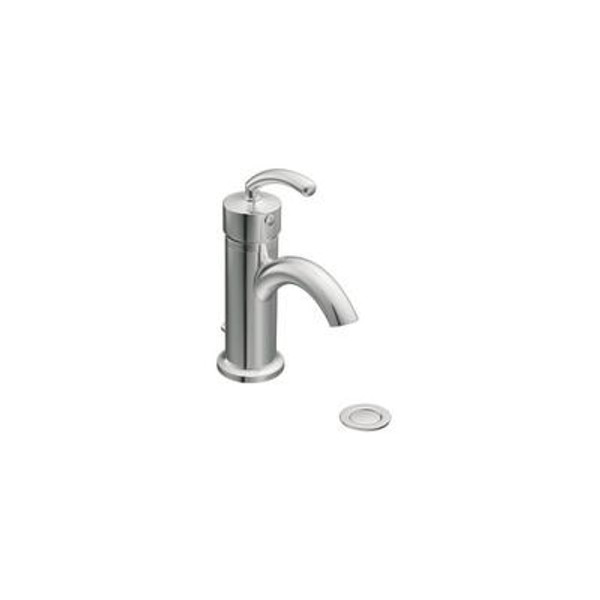 Icon 1-Handle Low Arc Lavatory Faucet in Chrome