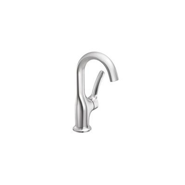 Fina Single Handle High-Arc Bathroom Faucet in Chrome