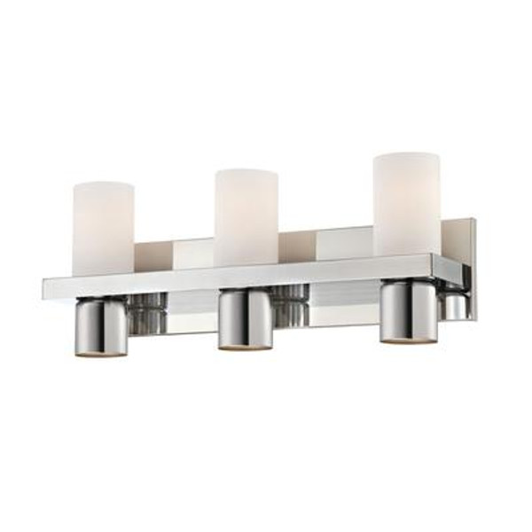 Pillar Collection 3 Light Chrome Bathbar