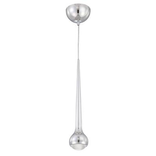 Micro Collection 1 Light Chrome LED Pendant