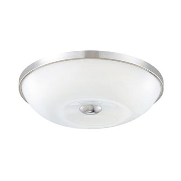 Motion Collection 1 Light Large Chrome Flushmount